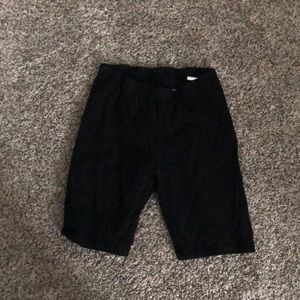 Black Biker Shorts